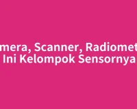 Kamera, Scanner, Radiometer: Ini Kelompok Sensornya