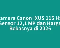 Kamera Canon IXUS 115 HS, Sensor 12,1 MP dan Harga Bekasnya di 2026
