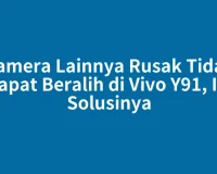 Kamera Lainnya Rusak Tidak Dapat Beralih di Vivo Y91, Ini Solusinya