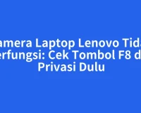 Kamera Laptop Lenovo Tidak Berfungsi: Cek Tombol F8 dan Privasi Dulu