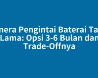 Kamera Pengintai Baterai Tahan Lama: Opsi 3-6 Bulan dan Trade-Offnya