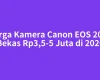 Harga Kamera Canon EOS 200D Bekas Rp3,5-5 Juta di 2026