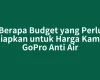 Berapa Budget yang Perlu Disiapkan untuk Harga Kamera GoPro Anti Air